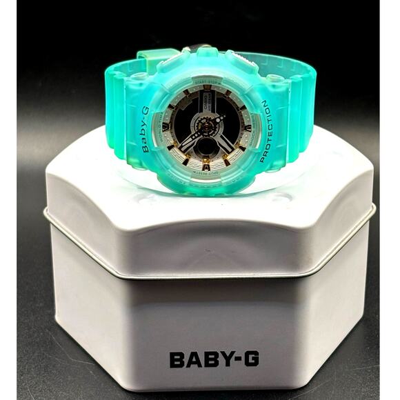 Casio Baby-G BA-110SC-2A Sea Glass Clear Teal Analog Digital Women\'s Watch main image 10